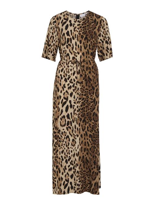 VILA Kjole 'Vilea'  brun / lysebrun / sort