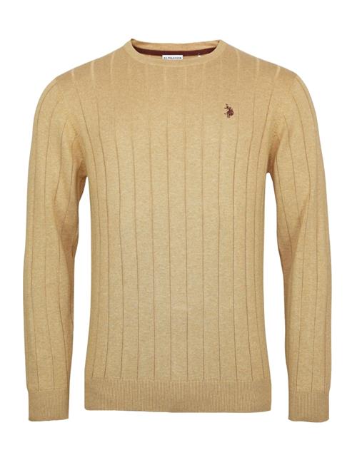 U.S. POLO ASSN. Pullover  lysebrun / mørkebrun