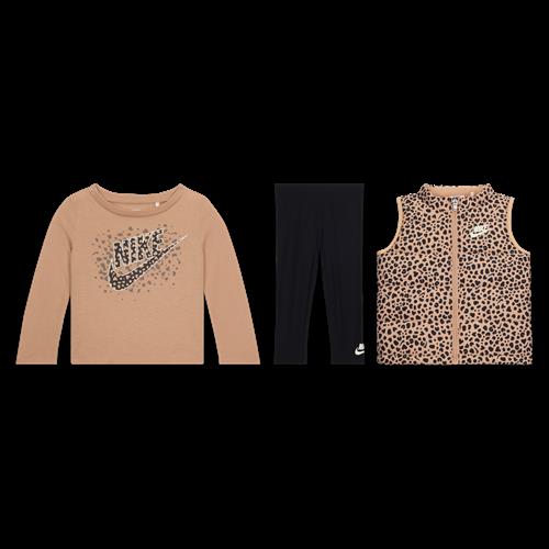 Nike Wild Warmth-vestesæt i 3 dele til babyer (12-24 M) - sort