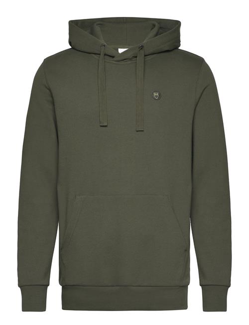 Knowledge Cotton Apparel | Arvid Basic Hood Badge Sweat - Gots | S