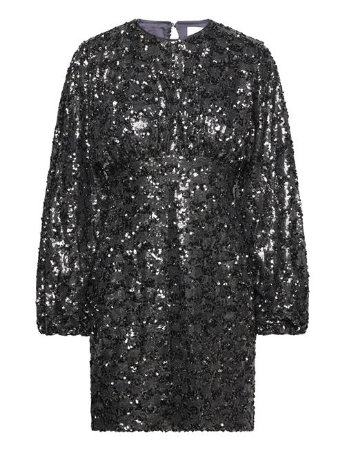 Malina | Alexandra Balloon Sleeve Sequin Mini Dress | XS