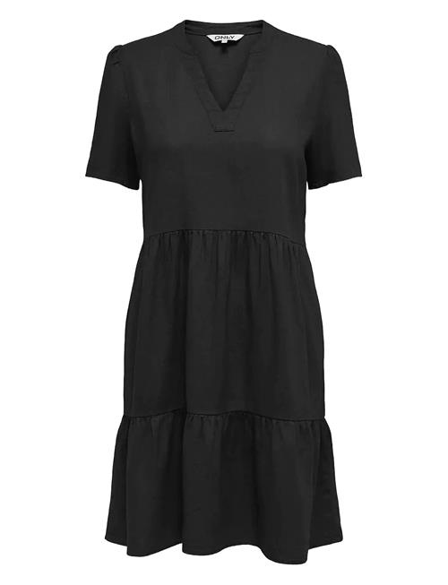 ONLY | Onltiri-Caro S/S V-Neck Lin Dress Cc Pnt | S