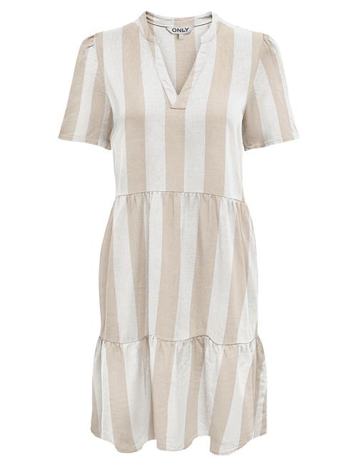 ONLY | Onltiri-Caro S/S V-Neck Lin Dress Cc Pnt | S