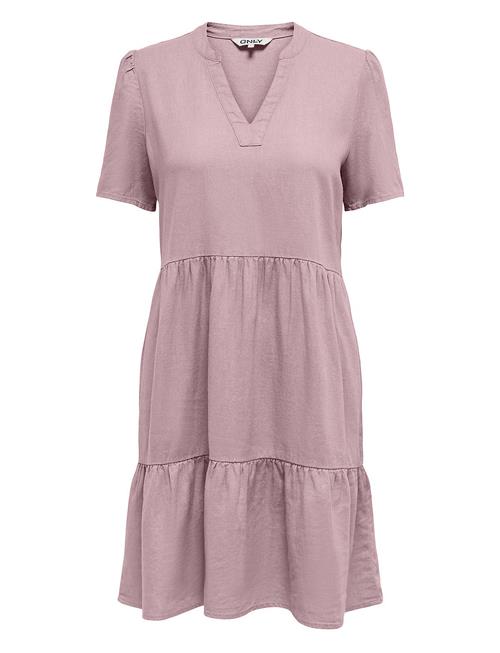 ONLY | Onltiri-Caro S/S V-Neck Lin Dress Cc Pnt | M