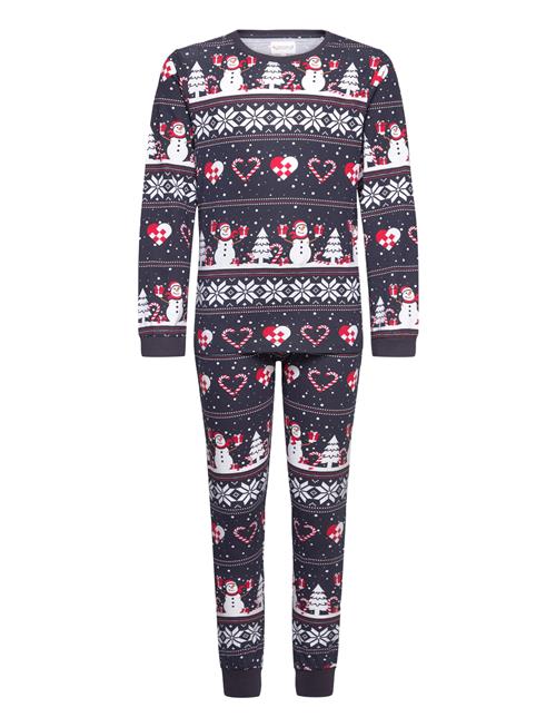 Happy Seasons | Christmas Heart Pajamas Navy Kids | 158-164