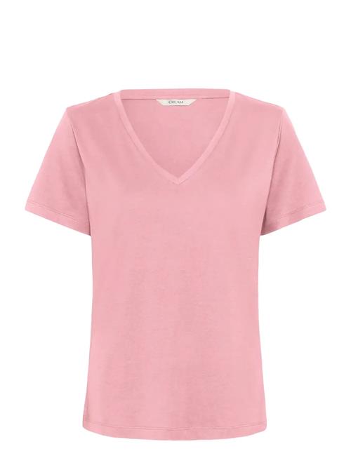 Cream | Crnaia Deep V-Neck T-Shirt | XL