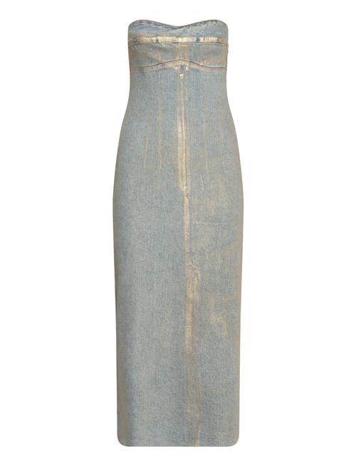 Mango | Denim Foil Dress | M