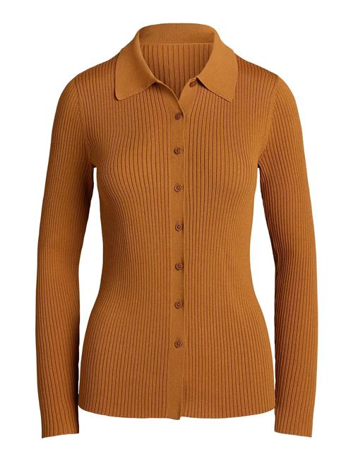 Lauren Ralph Lauren | Rib-Knit Long-Sleeve Polo Cardigan | S
