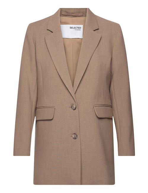 Selected | Slfrita Ls Relaxed Blazer Camel Mel Noos | 44