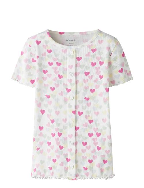 name it | Nmfvemia Aop Ss Slim Top | 98