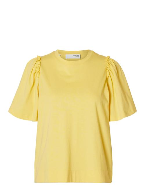 Selected | Slfpenelope 2/4 Ruffle Tee Noos | XS