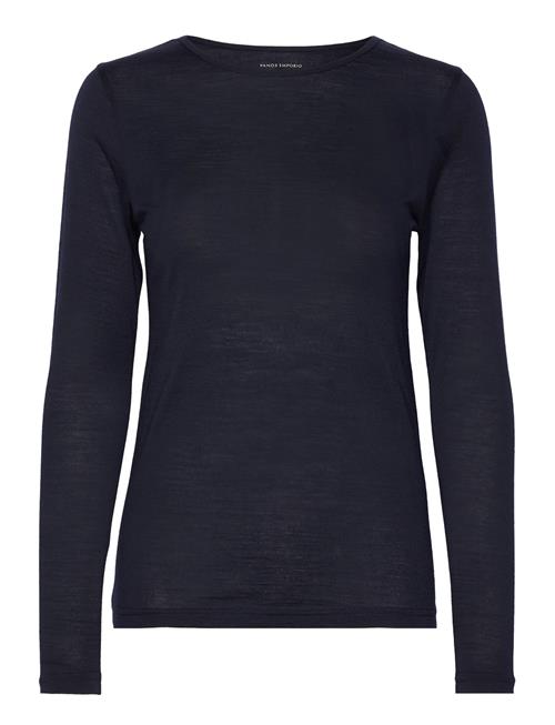 Panos Emporio | Wool/Tencel Tee Long Sleeve | XS