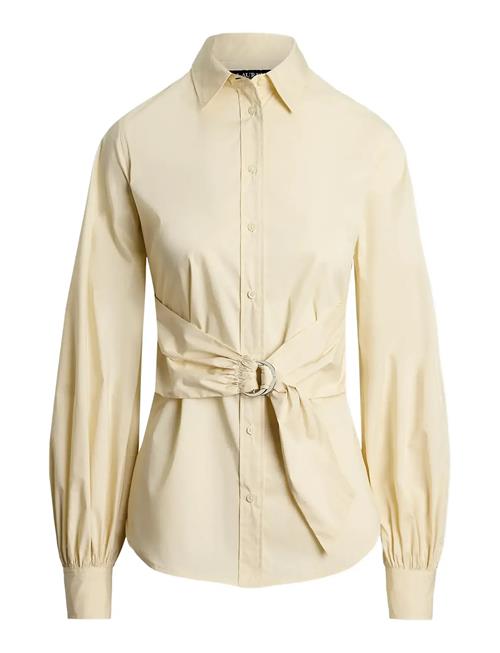 Lauren Ralph Lauren | Tie-Front Cotton-Blend Shirt | M