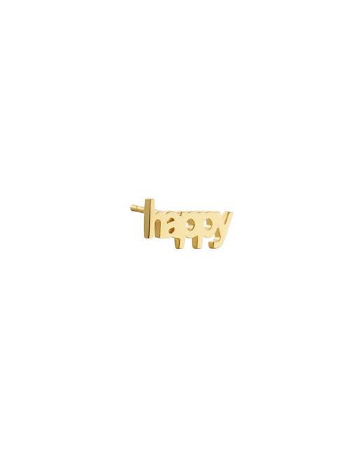 Design Letters | Vocabulary Stud - Goldplated (1 Pcs) | ONE SIZE