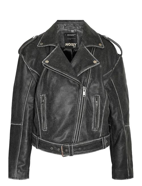 NOISY MAY | Nmaika L/S Leather Jacket | XS