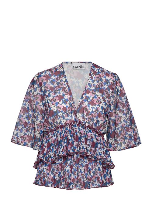 Ganni | Pleated Georgette | 36