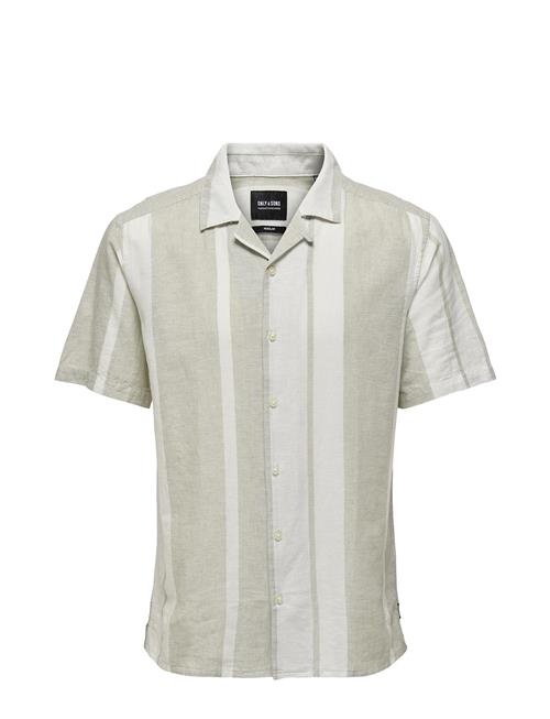 ONLY & SONS | Onscaiden Life Stripe Linen Resort Noos | S