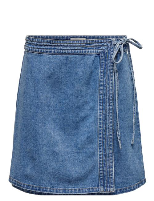 ONLY | Onlvilla Wrap Tie Skirt Dnm Gua | XS