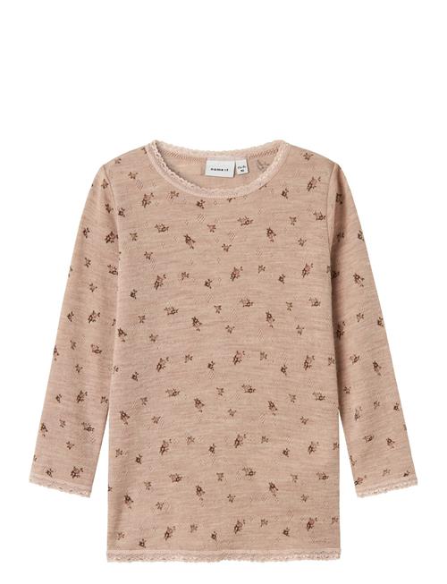 name it | Nmfwang Wool Needle Ls Top Noos | 104