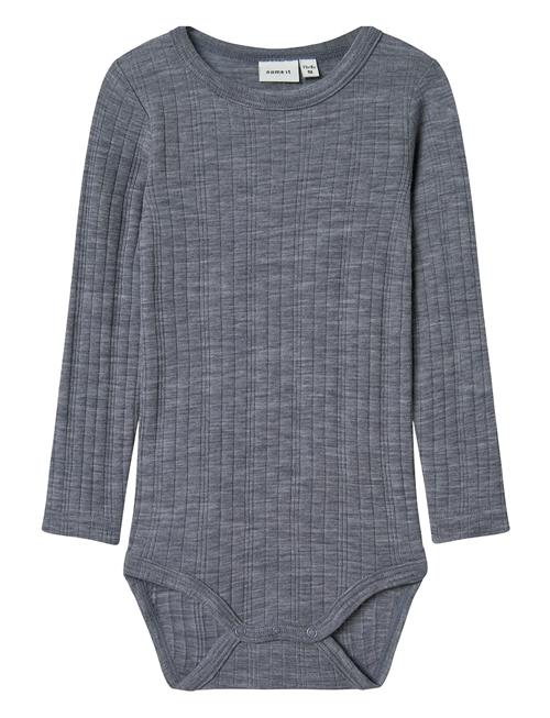 name it | Nmmwang Wool Needle Ls Body Solid | 98