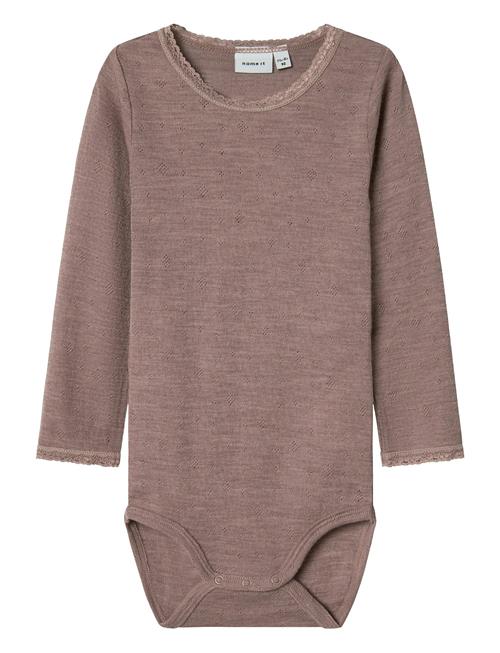 name it | Nmfwang Wool Needle Ls Body Solid Noos | 98