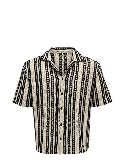 ONLY & SONS | Onsdani Crochet Ss Shirt Noos | XL