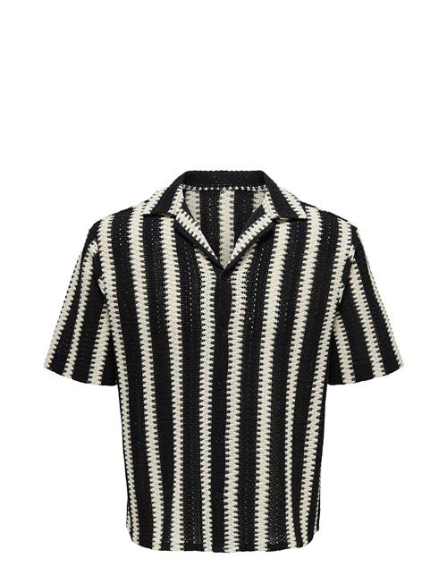 ONLY & SONS | Onsdani Crochet Ss Shirt Noos | L