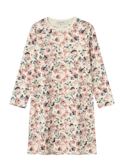 name it | Nkfnightgown Ls Nostalgia Flower Noos | 98-104