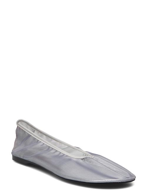 Mango | Semi-Transparent Mesh Ballet Flats | 38