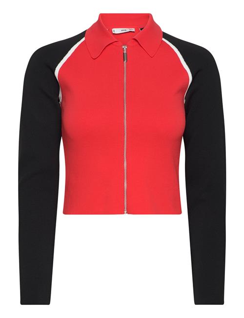 Mango | Zipper Crop Cardigan | M