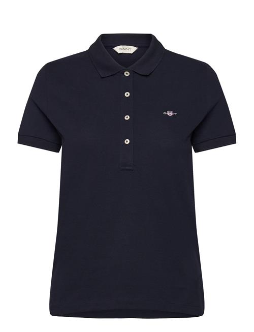 GANT | Slim Sheild Cap Sleeve Pique Polo | XS