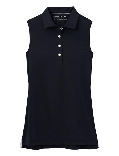 Peter Millar | Banded Sport Mesh Sleeveless Button Polo | S
