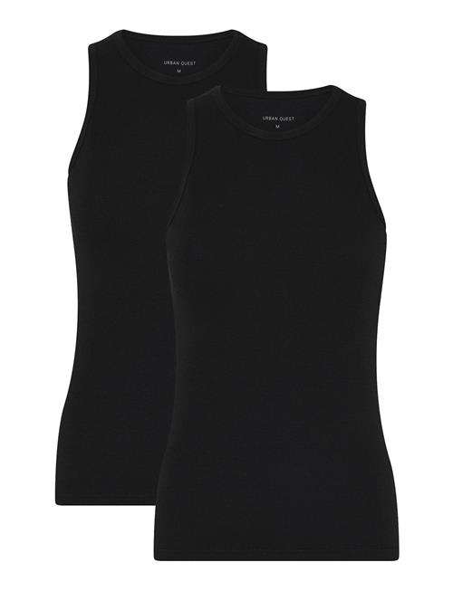 URBAN QUEST | 2-Pack Women Bamboo Tank Top Rib | S
