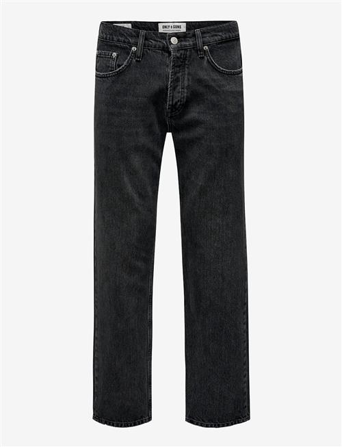 ONLY & SONS | Onsedge Straight Black 6985 Tai Dnm Noos | 34 x 30