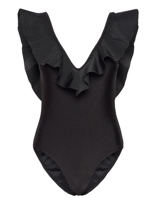 Malina | Paola Ruffled V-Neck Swimsuit | S