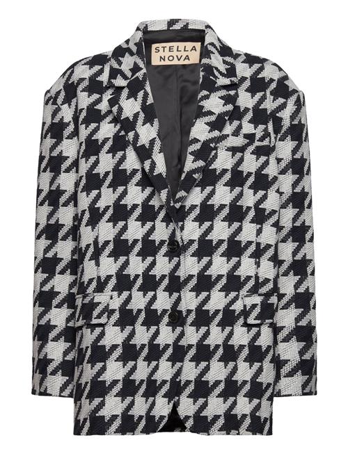 Stella Nova | Houndtooth Oversized Blazer | XXS/XS