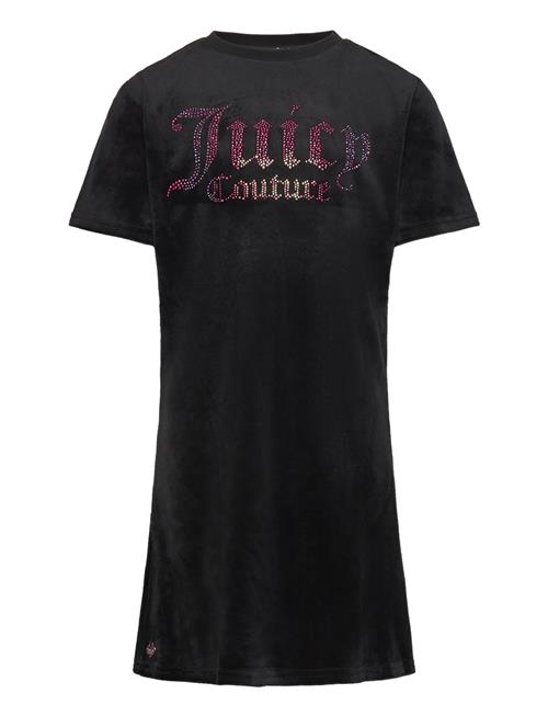 Juicy Couture | Luxe Diamante Fitted Ss Tee Dress | 164