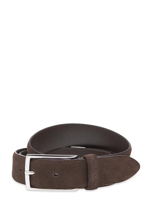 Anderson's | Classic Suede Belt Dark Brown 3,5 | 95