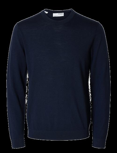 Selected | Slmtray Ls Knit Reg Merino Crew Noos | XXL