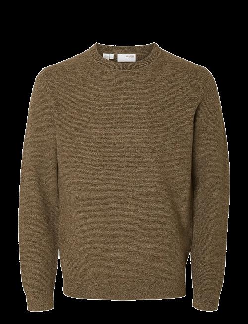 Selected | Slmross Ls Knit Structure Crew Neck Noos | XL
