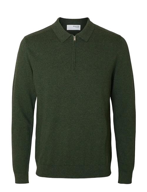 Selected | Slhberg Ls Half Zip Polo Noos | M