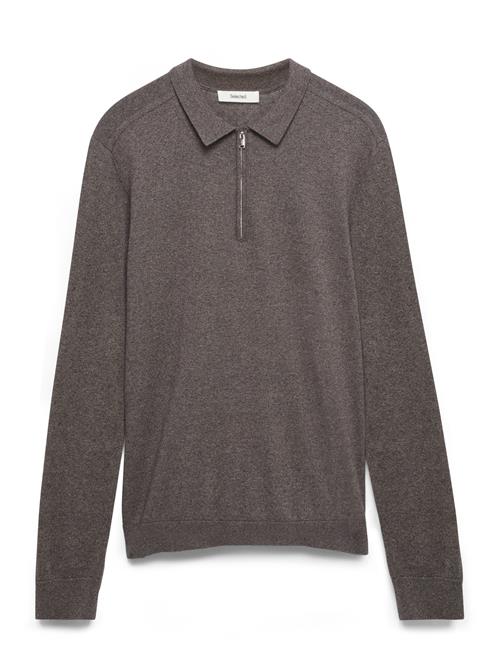 Selected | Slhberg Ls Half Zip Polo Noos | S