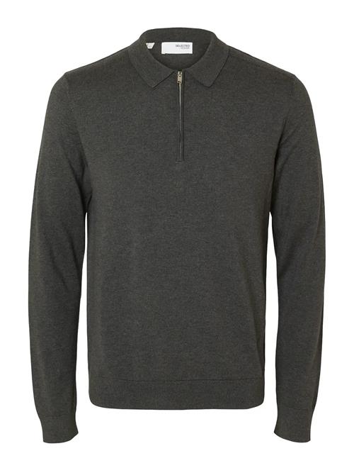 Selected | Slhberg Ls Half Zip Polo Noos | XXL