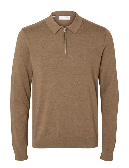 Selected | Slhberg Ls Half Zip Polo Noos | L