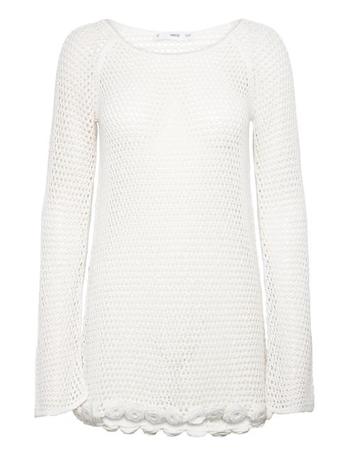 Mango | Floral Crochet Dress | S