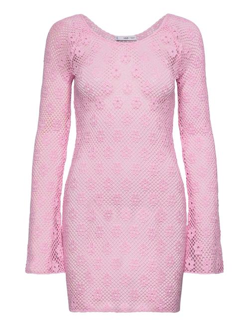 Mango | Floral Crochet Dress | M