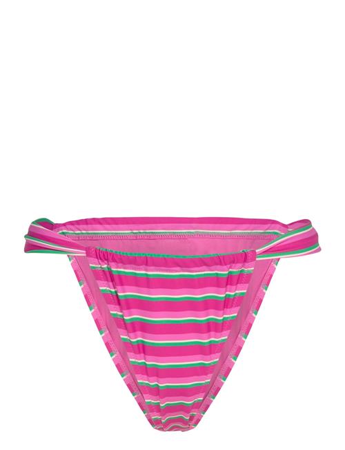 Mango | Stripe-Print Bikini Bottoms | XS