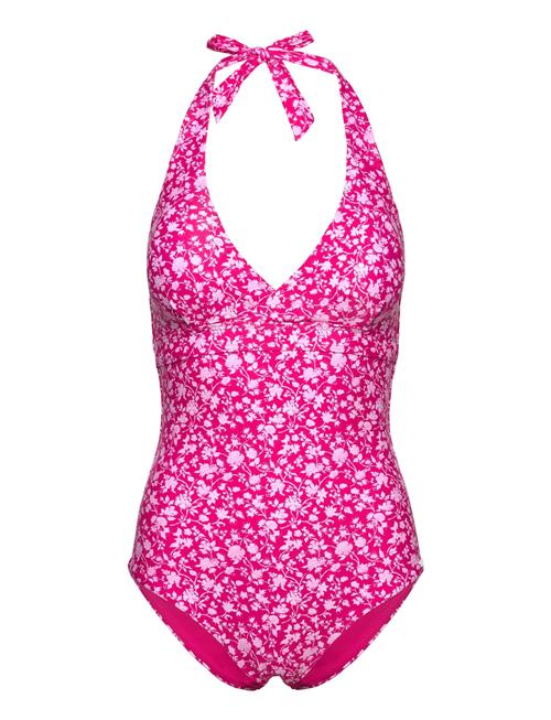 Abecita | Haiti Halterneck Swimsuit Pink Crush | B/C x 46
