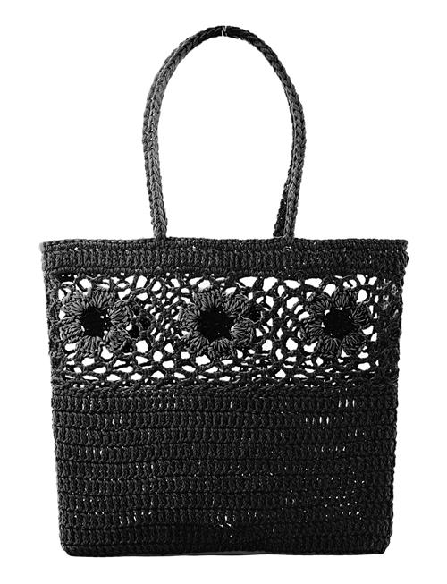 Ceannis | Daffodil Crochet Basket Black | ONE SIZE