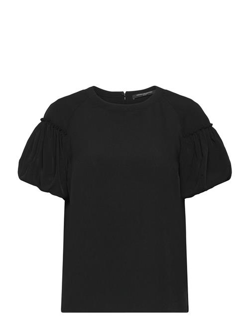 French Connection | Crepe Light Puff Sleeve Top | L